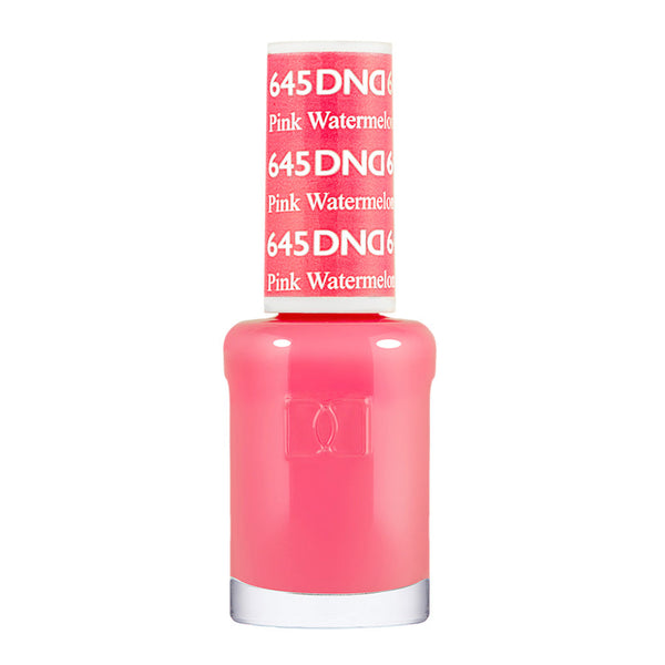 DND Nail Lacquer - 645 Pink Colors - Pink Watermelon by DND - Daisy Nail Designs sold by DTK Nail Supply