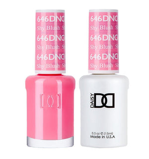  DND Gel Nail Polish Duo - 646 Shy Blush by DND - Daisy Nail Designs sold by DTK Nail Supply
