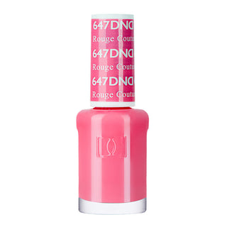 DND Nail Lacquer - 647 Pink Colors - Rouge Couture by DND - Daisy Nail Designs sold by DTK Nail Supply