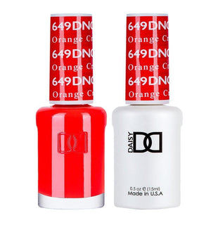  DND Gel Nail Polish Duo - 649 Orange Creamsicle by DND - Daisy Nail Designs sold by DTK Nail Supply
