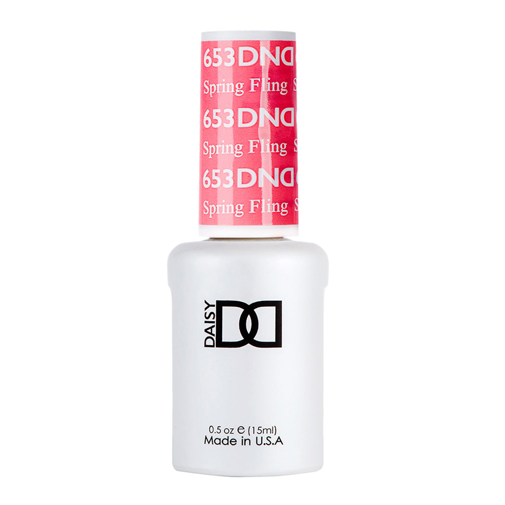 DND Gel Polish - 653 Coral Colors - Spring Fling by DND - Daisy Nail Designs sold by DTK Nail Supply