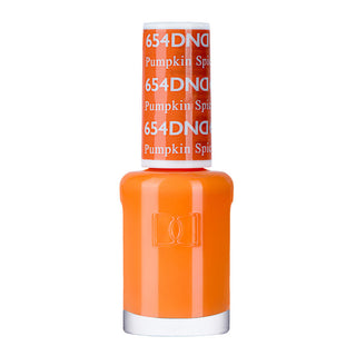 DND Nail Lacquer - 654 Orange Colors - Pumpkin Spice by DND - Daisy Nail Designs sold by DTK Nail Supply