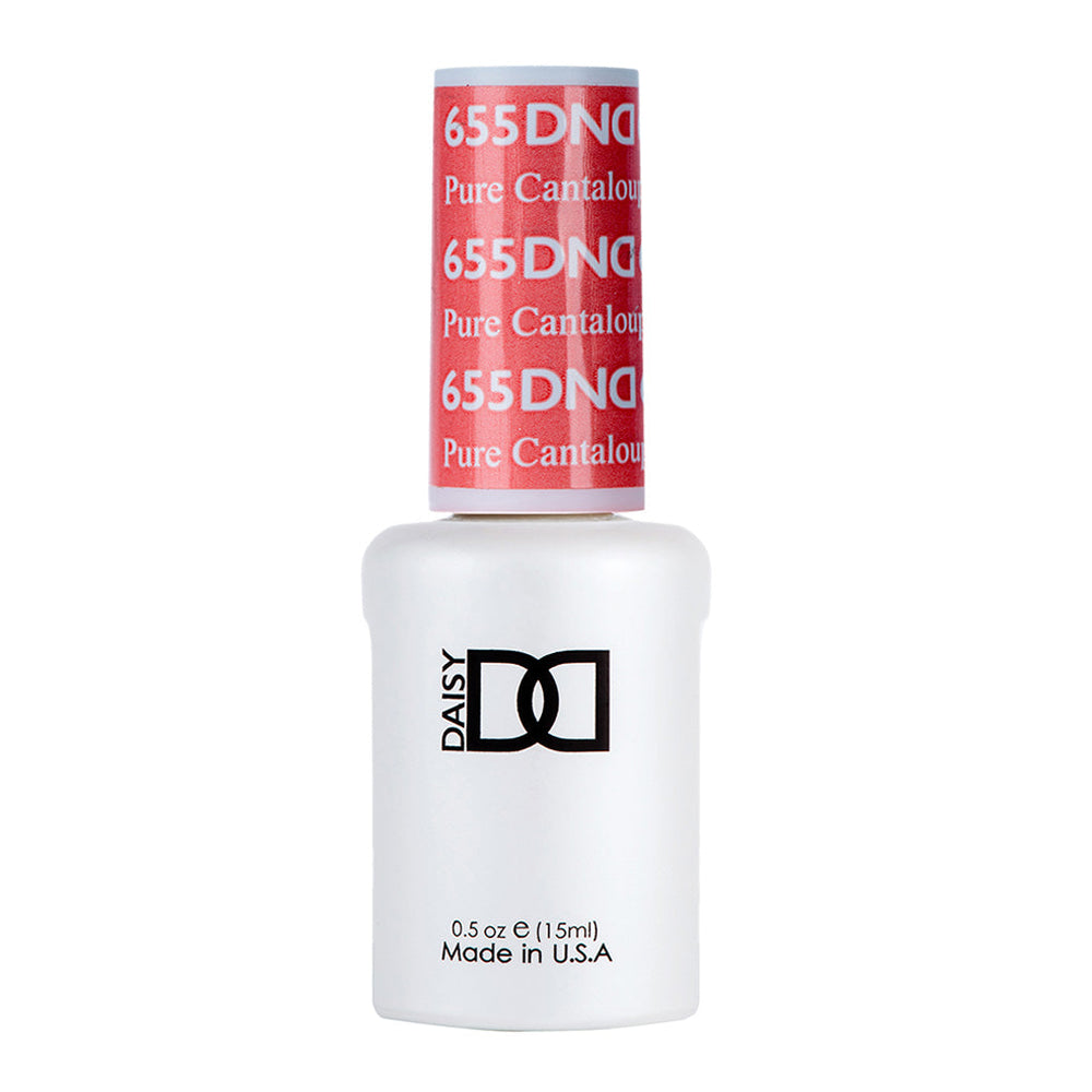 DND Gel Polish - 655 Orange Colors - Pure Cataloupe by DND - Daisy Nail Designs sold by DTK Nail Supply