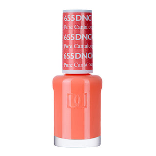 DND Nail Lacquer - 655 Orange Colors - Pure Cataloupe by DND - Daisy Nail Designs sold by DTK Nail Supply