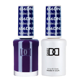  DND Gel Nail Polish Duo - 656 Purple Colors - Midnight Hour by DND - Daisy Nail Designs sold by DTK Nail Supply