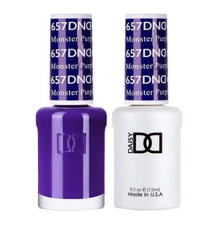  DND Gel Nail Polish Duo - 657 Monster Purple by DND - Daisy Nail Designs sold by DTK Nail Supply