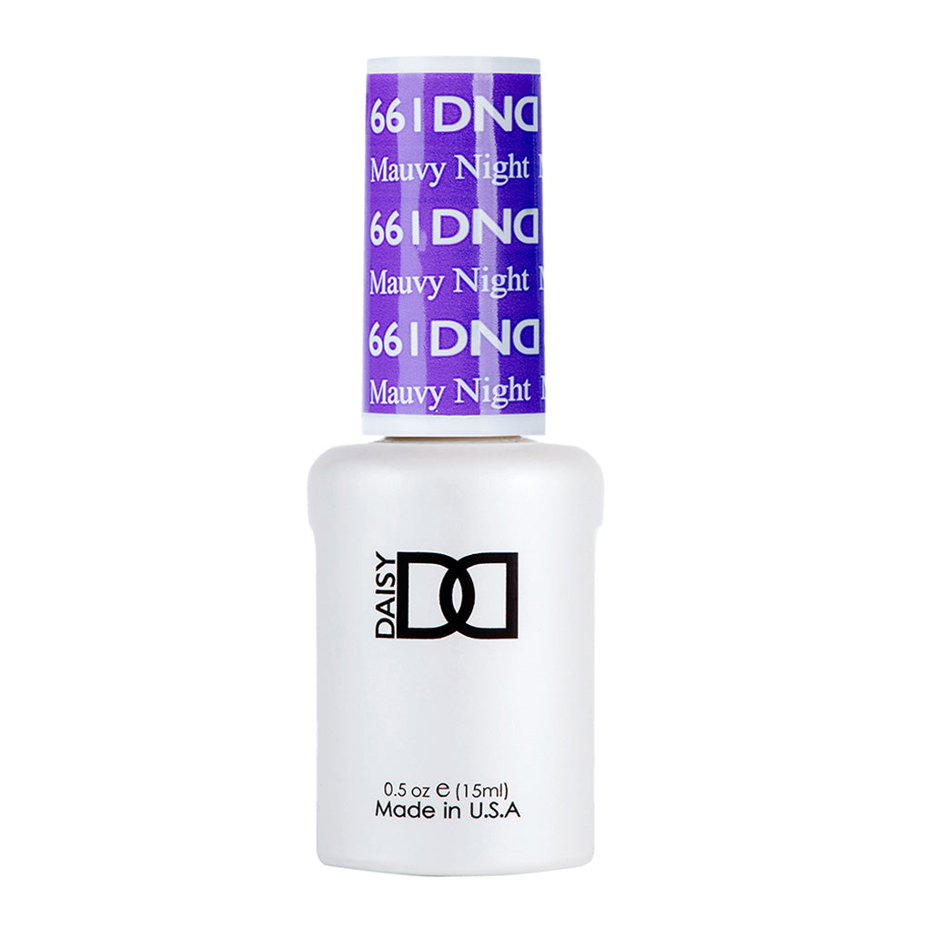 DND Gel Polish - 661 Purple Colors - Mauvy Night by DND - Daisy Nail Designs sold by DTK Nail Supply