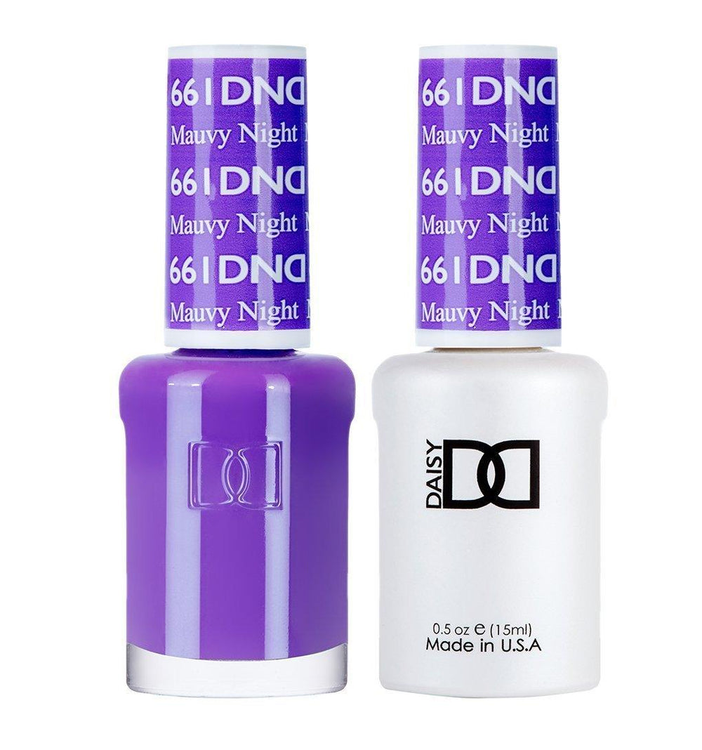  DND Gel Nail Polish Duo - 661 Mauvy Night by DND - Daisy Nail Designs sold by DTK Nail Supply