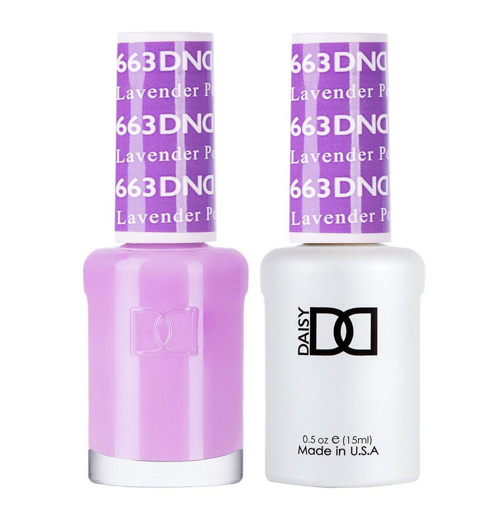  DND Gel Nail Polish Duo - 663 Lavender Pop by DND - Daisy Nail Designs sold by DTK Nail Supply