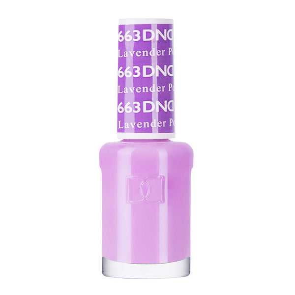 DND Nail Lacquer - 663 Purple Colors - Lavender Pop by DND - Daisy Nail Designs sold by DTK Nail Supply
