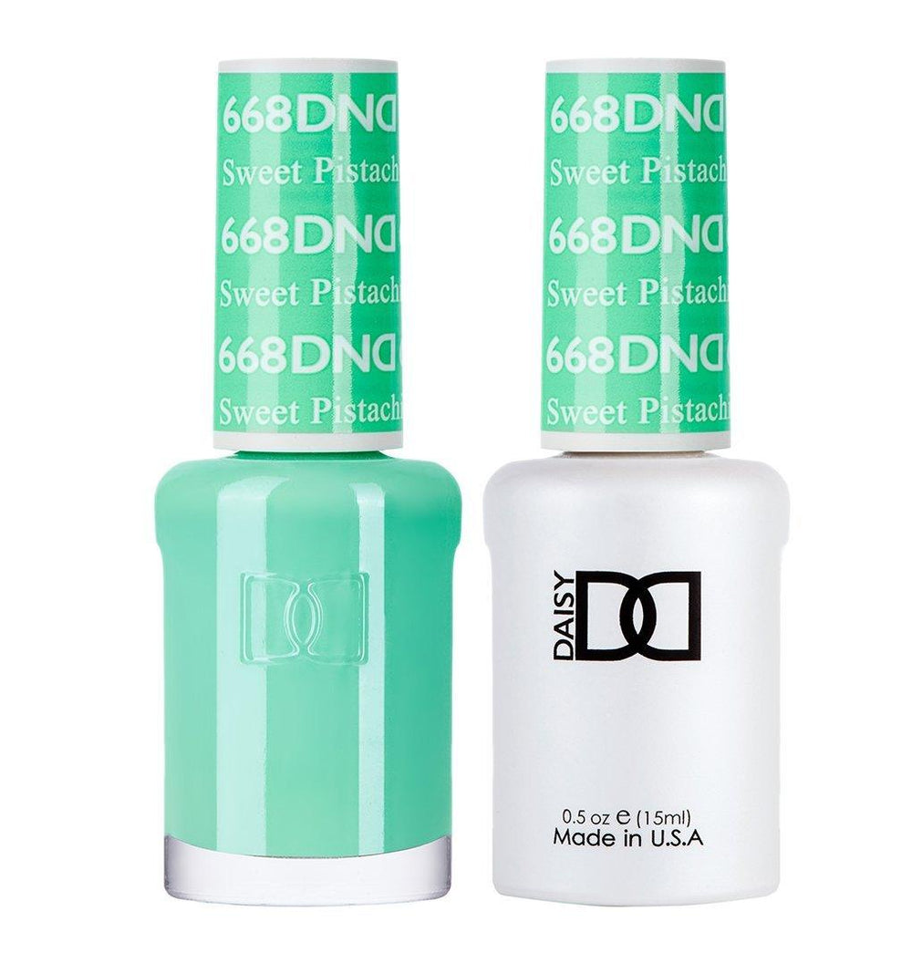  DND Gel Nail Polish Duo - 668 Sweet Pistachio by DND - Daisy Nail Designs sold by DTK Nail Supply
