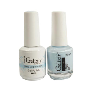 Gelixir Gel Nail Polish Duo - 067 Blue Colors - Baby Dolphin by Gelixir sold by DTK Nail Supply