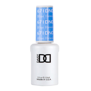 DND Gel Polish - 671 Blue Colors - Blue Hawaiian by DND - Daisy Nail Designs sold by DTK Nail Supply
