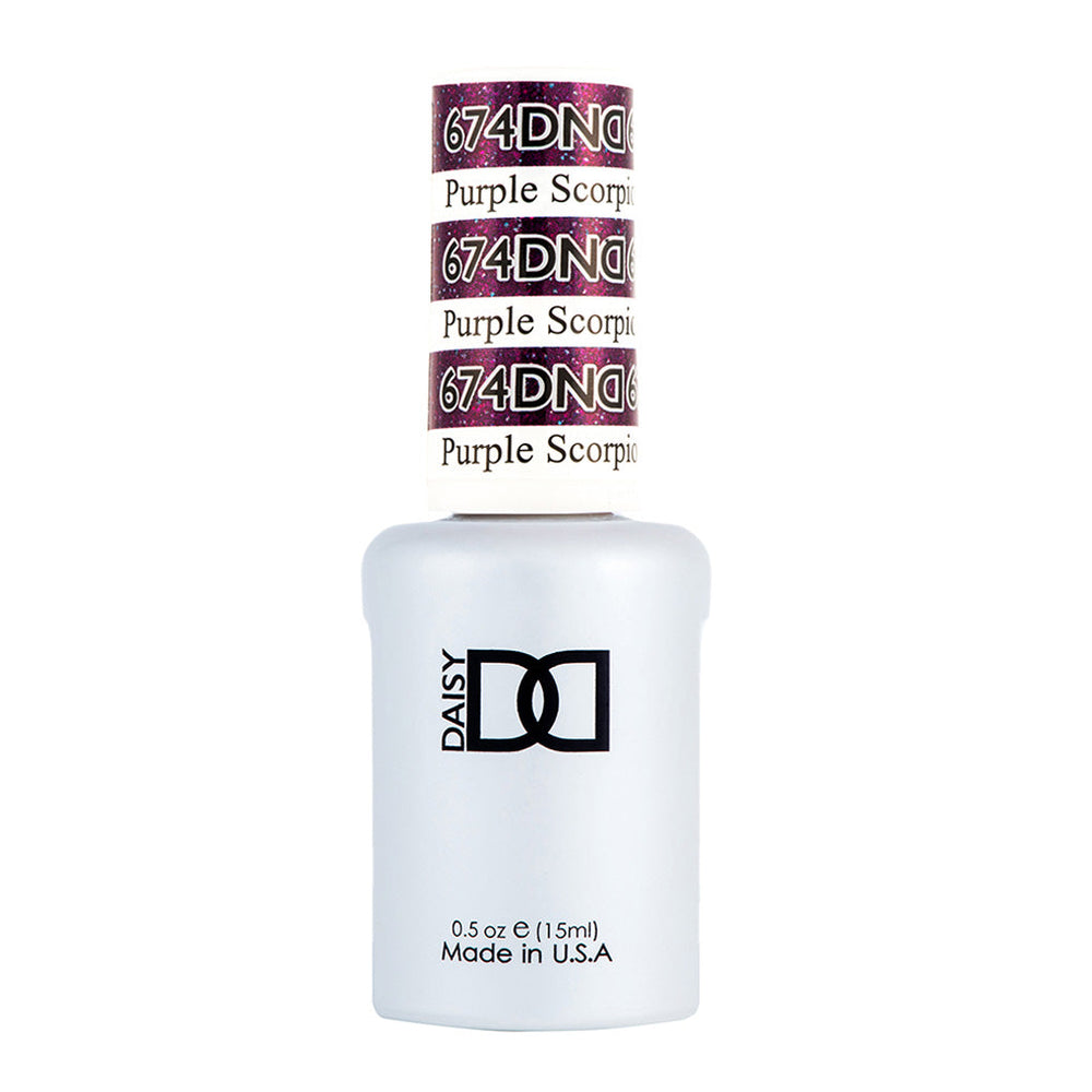 DND Gel Polish - 674 Purple Colors - Purple Scorpio by DND - Daisy Nail Designs sold by DTK Nail Supply