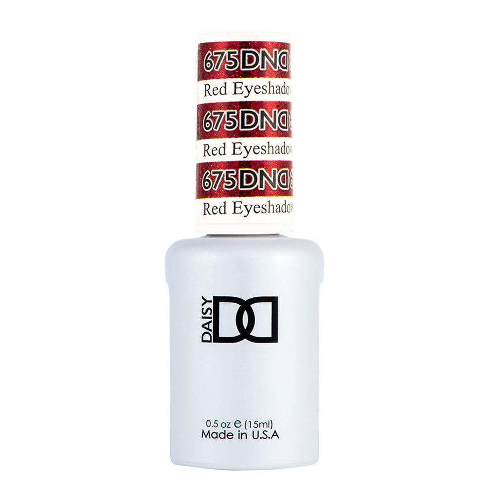 DND Gel Polish - 675 Red Colors - Red Eyeshadow by DND - Daisy Nail Designs sold by DTK Nail Supply
