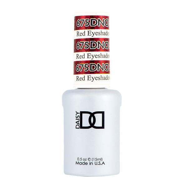 DND Gel Polish - 675 Red Colors - Red Eyeshadow by DND - Daisy Nail Designs sold by DTK Nail Supply