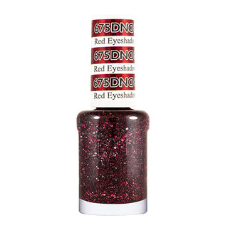 DND Nail Lacquer - 675 Red Colors - Red Eyeshadow by DND - Daisy Nail Designs sold by DTK Nail Supply