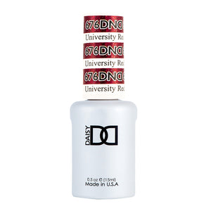 DND Gel Polish - 676 Red Colors - University Red by DND - Daisy Nail Designs sold by DTK Nail Supply