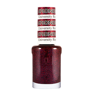 DND Nail Lacquer - 676 Red Colors - University Red by DND - Daisy Nail Designs sold by DTK Nail Supply