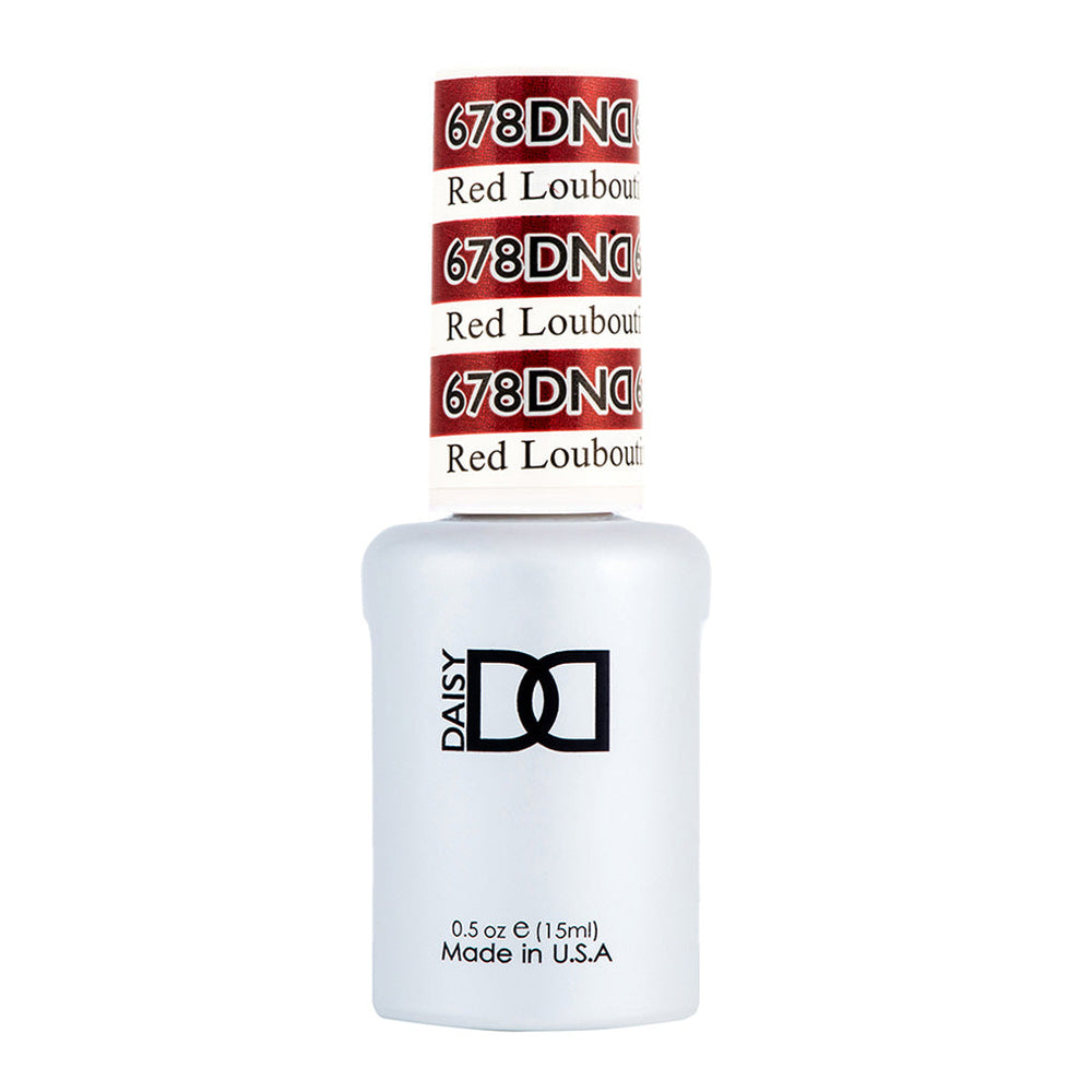 DND Gel Polish - 678 Red Colors - Red Louboutin by DND - Daisy Nail Designs sold by DTK Nail Supply