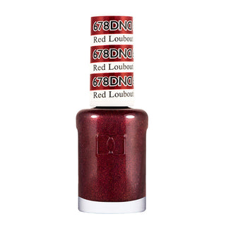 DND Nail Lacquer - 678 Red Colors - Red Louboutin by DND - Daisy Nail Designs sold by DTK Nail Supply