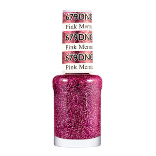 DND Nail Lacquer - 679 Pink Colors - Pink Mermaid by DND - Daisy Nail Designs sold by DTK Nail Supply