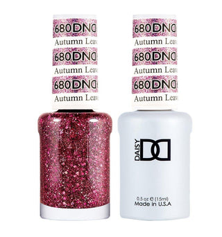 DND Gel Nail Polish Duo - 680 Pink Colors - Autumn Leaves by DND - Daisy Nail Designs sold by DTK Nail Supply