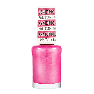 DND Nail Lacquer - 684 Pink Colors - Pink Tulle by DND - Daisy Nail Designs sold by DTK Nail Supply