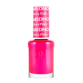 DND Nail Lacquer - 685 Pink Colors - Nova Pinky by DND - Daisy Nail Designs sold by DTK Nail Supply