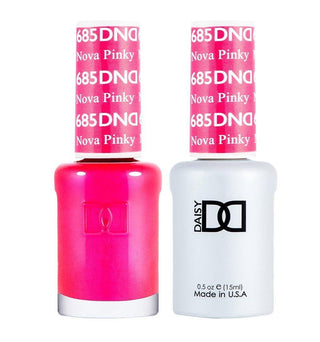  DND Gel Nail Polish Duo - 685 Pink Colors - Nova Pinky by DND - Daisy Nail Designs sold by DTK Nail Supply