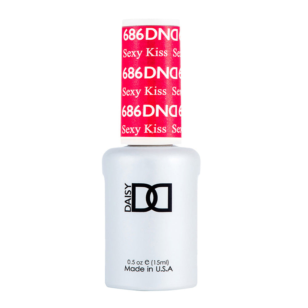 DND Gel Polish - 686 Pink Colors - Sexy Kiss by DND - Daisy Nail Designs sold by DTK Nail Supply