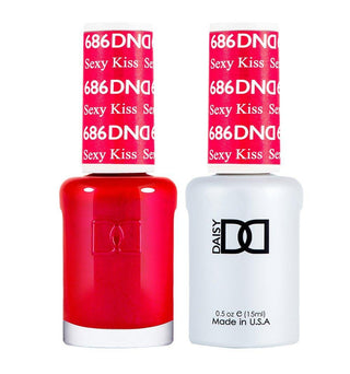 DND Gel Nail Polish Duo - 686 Pink Colors - Sexy Kiss by DND - Daisy Nail Designs sold by DTK Nail Supply