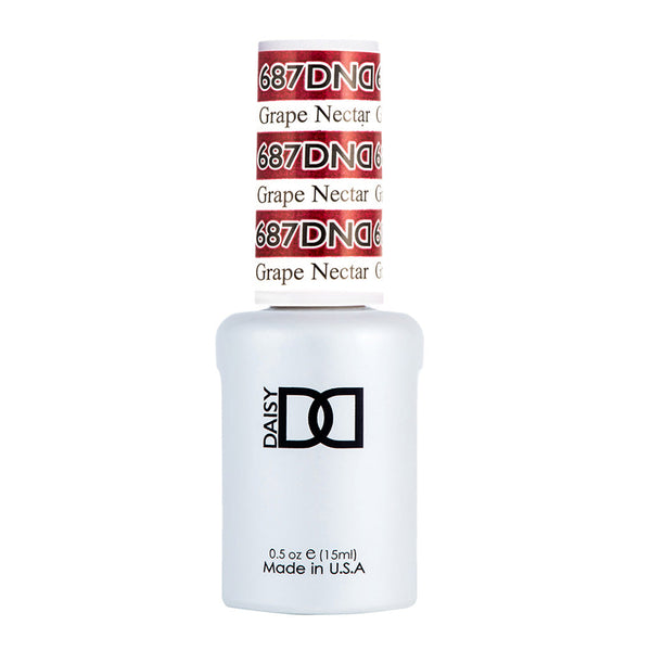 DND Gel Polish - 687 Red Colors - Grape Nectar by DND - Daisy Nail Designs sold by DTK Nail Supply