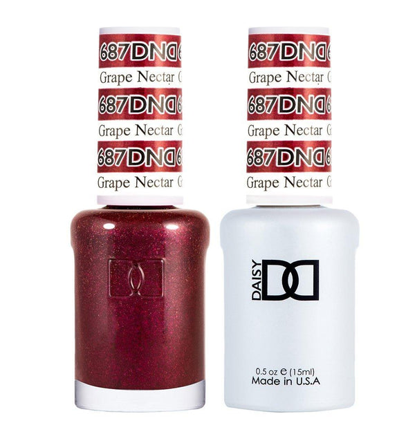  DND Gel Nail Polish Duo - 687 Grape Nectar by DND - Daisy Nail Designs sold by DTK Nail Supply