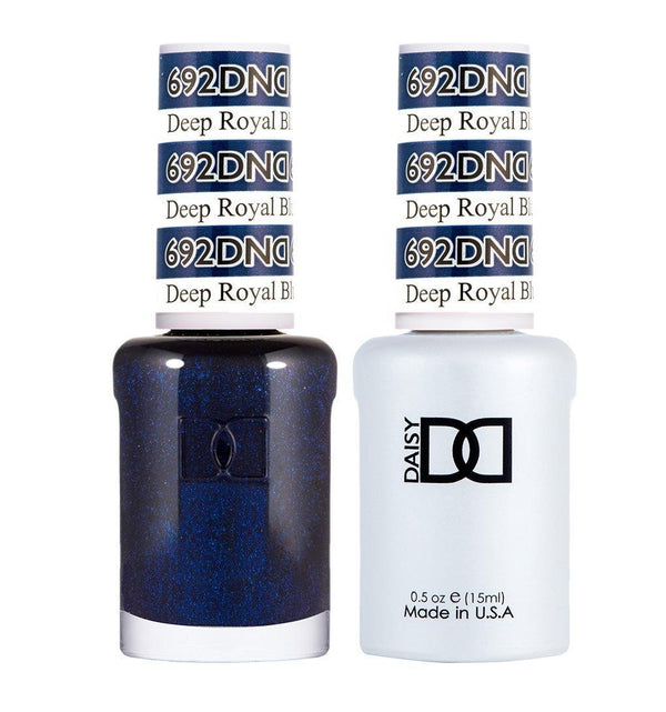  DND Gel Nail Polish Duo - 692 Deep Royal Blue by DND - Daisy Nail Designs sold by DTK Nail Supply