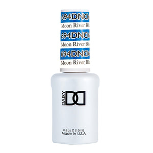 DND Gel Polish - 694 Metallic Colors - Moon River Blue by DND - Daisy Nail Designs sold by DTK Nail Supply