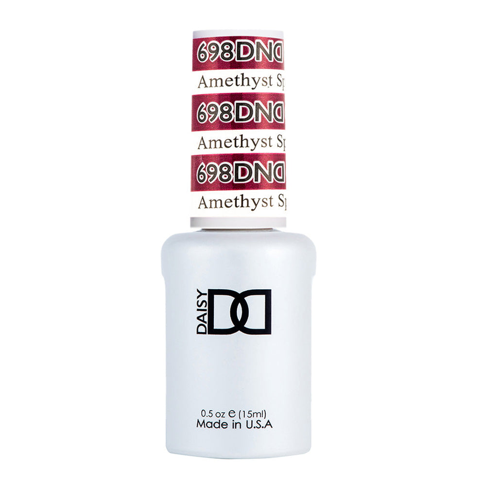DND Gel Polish - 698 Purple Colors - Amethyst Sparkles by DND - Daisy Nail Designs sold by DTK Nail Supply