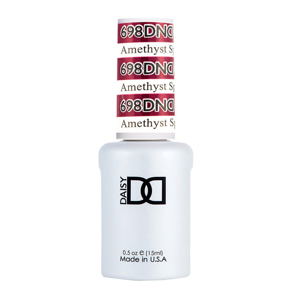 DND Gel Polish - 698 Purple Colors - Amethyst Sparkles by DND - Daisy Nail Designs sold by DTK Nail Supply