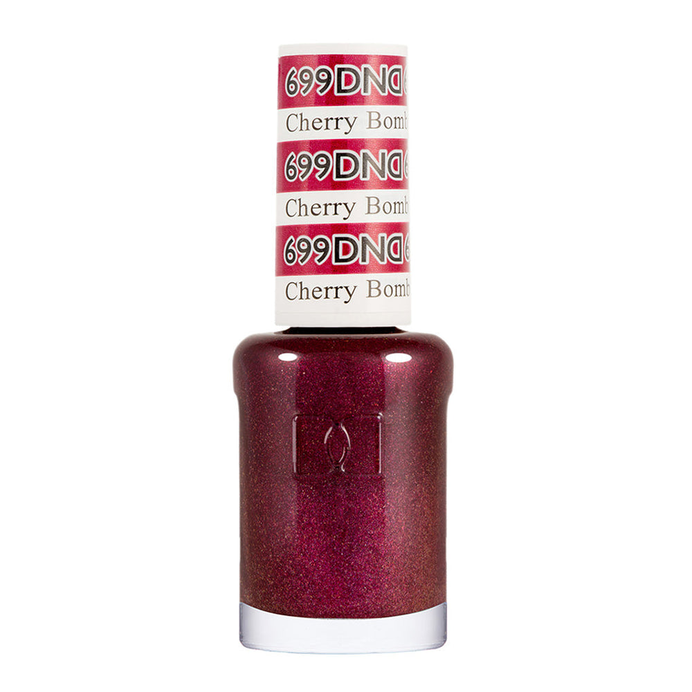 DND Nail Lacquer - 699 Purple Colors - Cherry Bomb by DND - Daisy Nail Designs sold by DTK Nail Supply