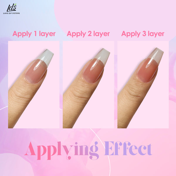  Jelly Gel Polish Colors - LDS 12 Hint of Violet - Nude Collection by LDS sold by DTK Nail Supply