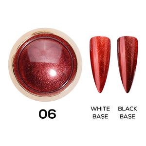  Set Classic Chrome Nail Powder - 6 Colors by Chrome sold by DTK Nail Supply