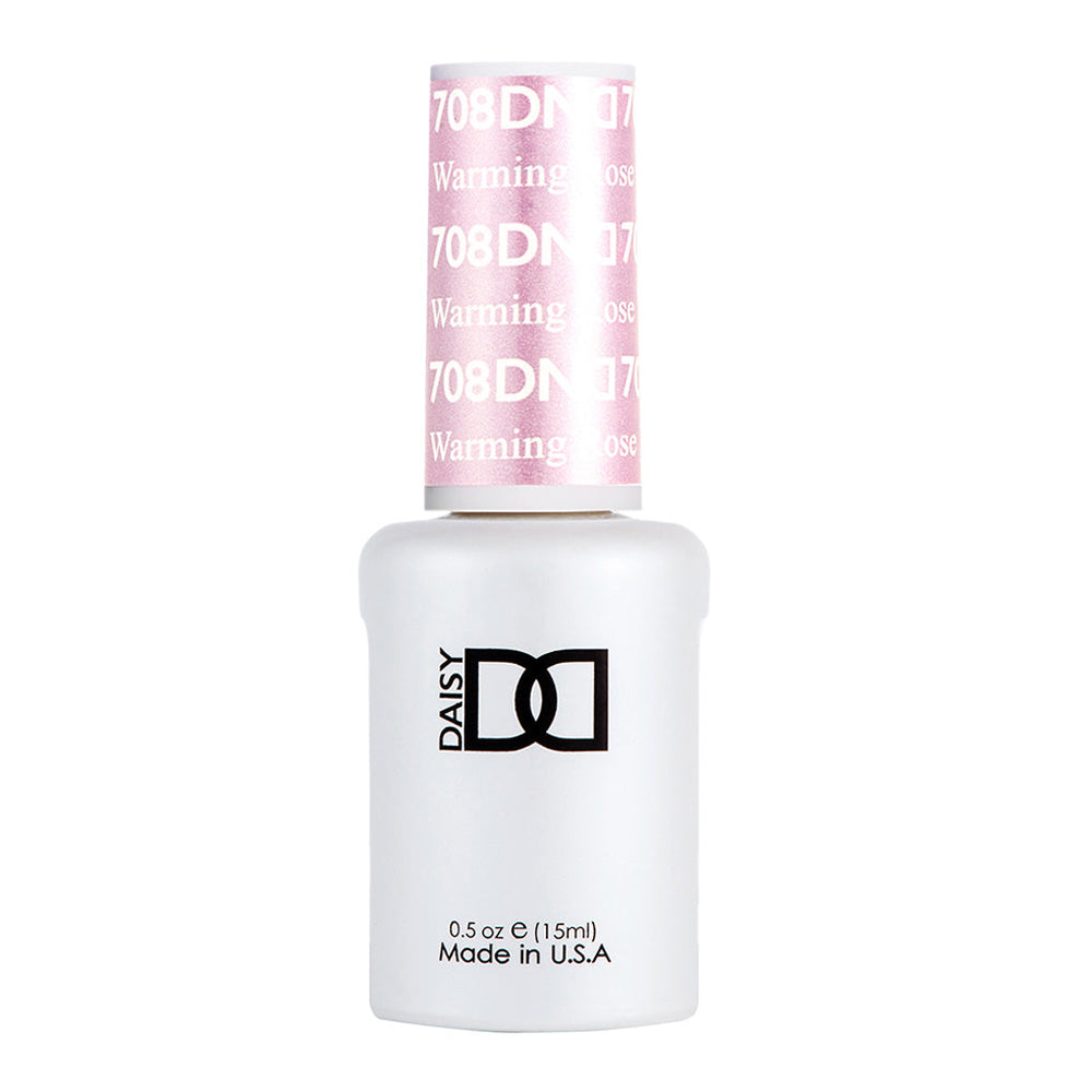 DND Gel Polish - 708 Pink Colors - Warming Rose by DND - Daisy Nail Designs sold by DTK Nail Supply