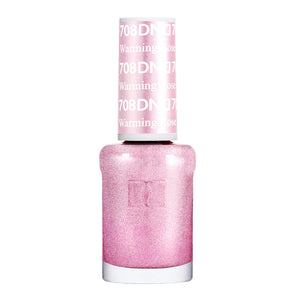 DND Nail Lacquer - 708 Pink Colors - Warming Rose by DND - Daisy Nail Designs sold by DTK Nail Supply