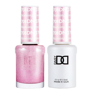  DND Gel Nail Polish Duo - 708  Warming Rose by DND - Daisy Nail Designs sold by DTK Nail Supply