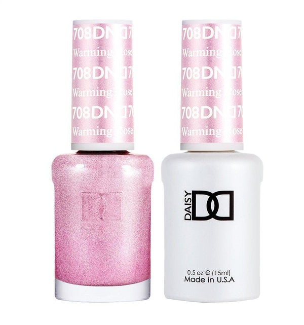  DND Gel Nail Polish Duo - 708  Warming Rose by DND - Daisy Nail Designs sold by DTK Nail Supply