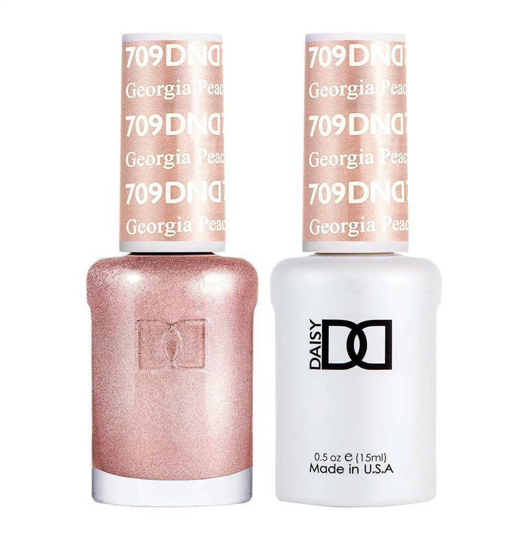  DND Gel Nail Polish Duo - 709 Georgia Peach by DND - Daisy Nail Designs sold by DTK Nail Supply