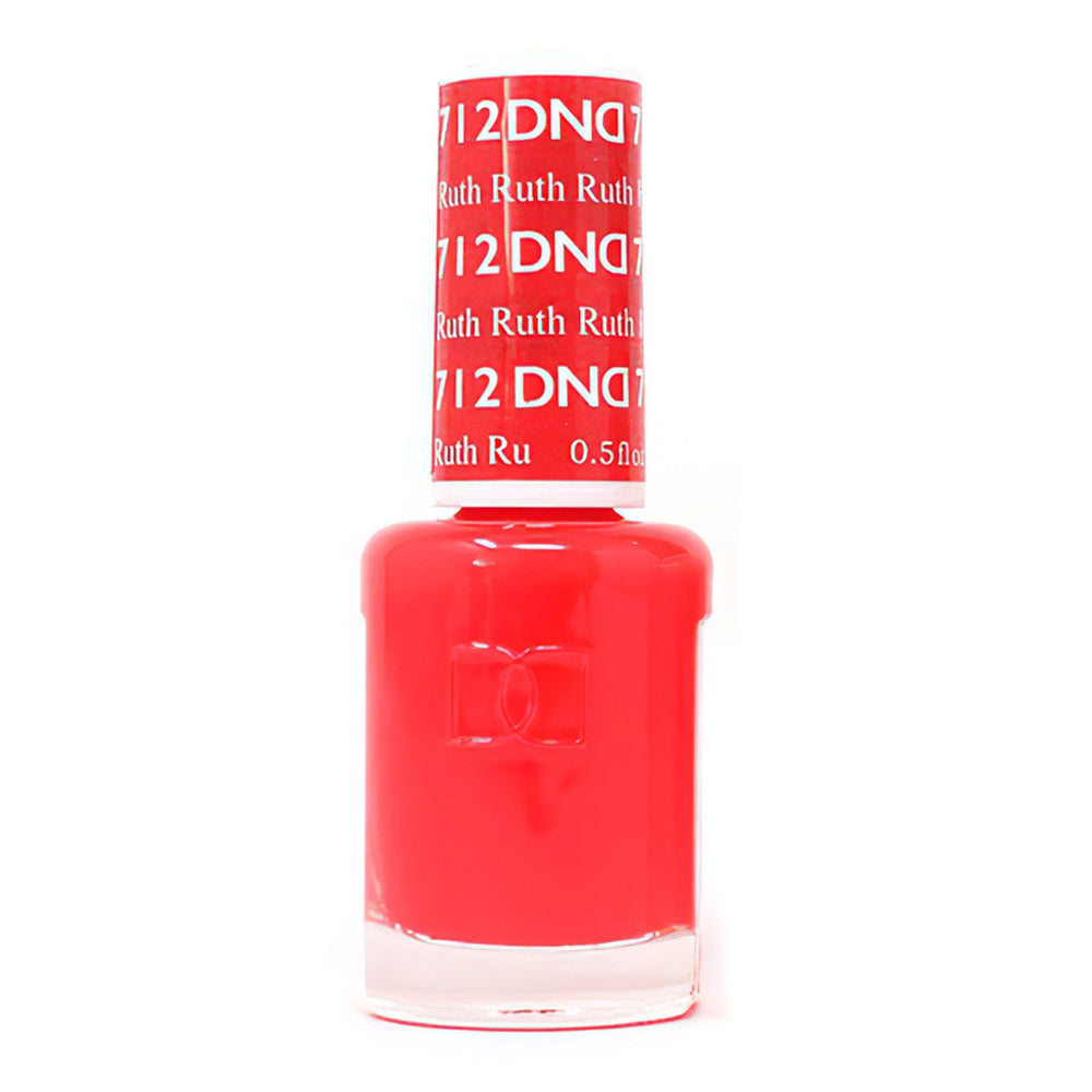 DND Nail Lacquer - 712 Red Colors - Ruth by DND - Daisy Nail Designs sold by DTK Nail Supply