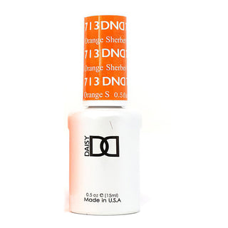 DND Gel Polish - 713 Orange Colors - Orange Sherbet by DND - Daisy Nail Designs sold by DTK Nail Supply