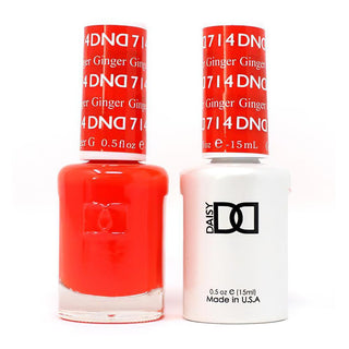  DND Gel Nail Polish Duo - 714 Orange Colors - Ginger by DND - Daisy Nail Designs sold by DTK Nail Supply