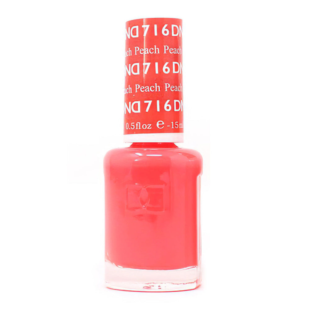DND Nail Lacquer - 716 Coral Colors - Peach by DND - Daisy Nail Designs sold by DTK Nail Supply